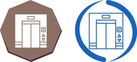 conception d'icône d'ascenseur vecteur