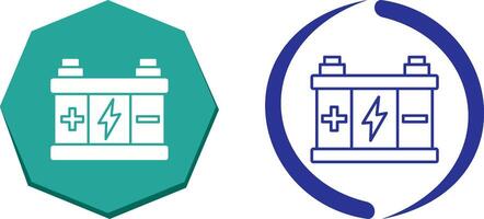 conception d'icône de batterie vecteur