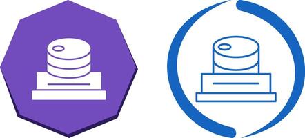 conception d'icône de baril vecteur
