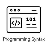 branché programmation syntaxe vecteur