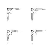 art déco ligne frontière. moderne arabe or cadres, décoratif lignes les frontières et géométrique d'or étiquette Cadre conception éléments vecteur