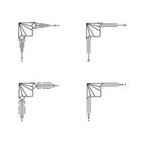 art déco ligne frontière. moderne arabe or cadres, décoratif lignes les frontières et géométrique d'or étiquette Cadre conception éléments vecteur