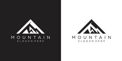 Montagne logo modèle. illustration vecteur