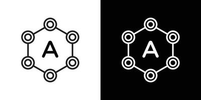 antioxydant icône ensemble vecteur