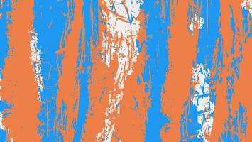 abstrait bleu Orange grunge peindre texture Contexte vecteur
