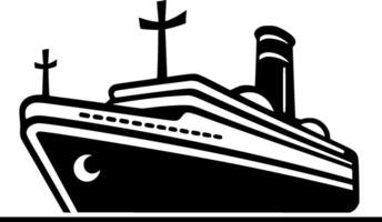 croisière - minimaliste et plat logo - illustration vecteur