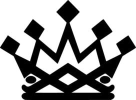 couronne, noir et blanc illustration vecteur