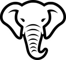 l'éléphant - haute qualité logo - illustration idéal pour T-shirt graphique vecteur