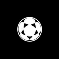 Football - minimaliste et plat logo - illustration vecteur