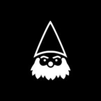 gnome, minimaliste et Facile silhouette - illustration vecteur
