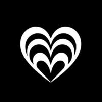 cœur - haute qualité logo - illustration idéal pour T-shirt graphique vecteur