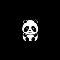 Panda, noir et blanc illustration vecteur