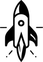 fusée - haute qualité logo - illustration idéal pour T-shirt graphique vecteur
