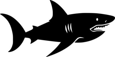 requin, noir et blanc illustration vecteur