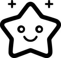 étoile - minimaliste et plat logo - illustration vecteur