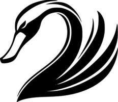 cygne - haute qualité logo - illustration idéal pour T-shirt graphique vecteur