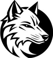 Loup - haute qualité logo - illustration idéal pour T-shirt graphique vecteur