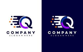 q vite logo symbole illustration conception vecteur