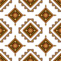 pixel modèle ethnique Oriental traditionnel en tissu modèle textile africain indonésien vecteur