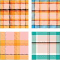 classique tartan plaid sans couture modèle vecteur