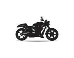 moto icône et symbole modèle illustration. moto silhouette. vecteur