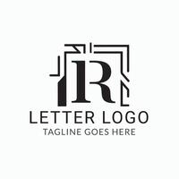 création de logo de lettre vecteur