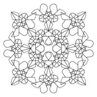 ornement dans noir Couleur de géométrique Les figures de papillons dans combinatoire style sur une blanc Contexte vecteur