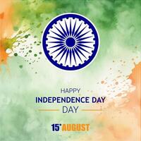 Inde indépendance journée. indépendance journée de Inde Contexte. Indien content indépendance journée vecteur