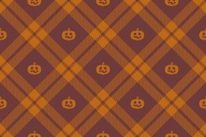 Halloween sans couture Contexte avec citrouille pour textile en tissu conception, emballage papier, site Internet fonds d'écran, textile, fond d'écran et vêtements. vecteur