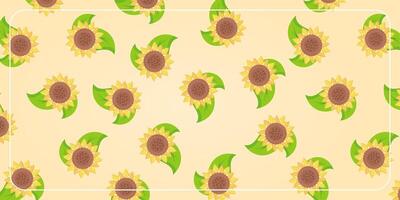 été Contexte avec tournesol illustration. modèle conception pour bannière, affiche, salutation carte, social médias. vecteur