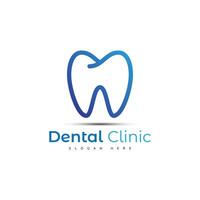 création de logo de clinique dentaire vecteur