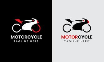 sport automobile logo modèle, parfait logo pour courses équipes, moto, moto communauté, moto logo concept vecteur