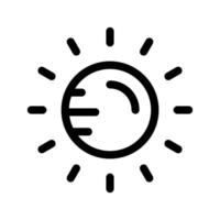 Soleil icône symbole conception illustration vecteur
