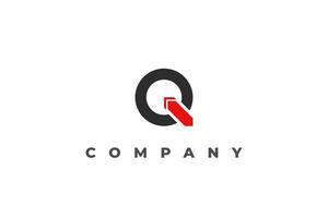 logo lettre q moderne affaires abstrait vecteur