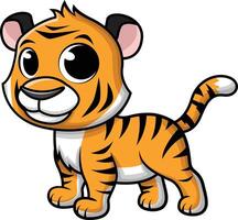 mignonne bébé tigre illustration vecteur