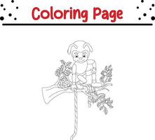 fourmi coloration page. Bugs et insecte coloration livre pour les enfants vecteur