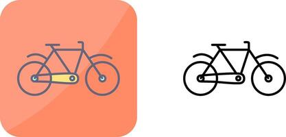 conception d & # 39; icône de vélo vecteur