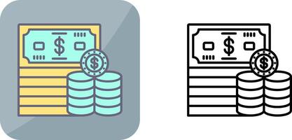 conception d'icône d'argent vecteur
