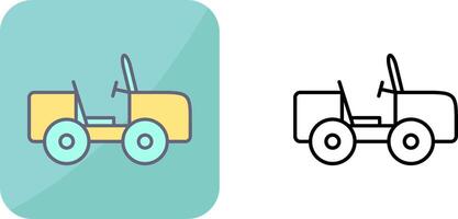 conception d'icône de jeep safari vecteur