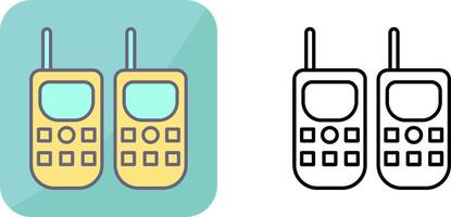 walkie talkie icône conception vecteur