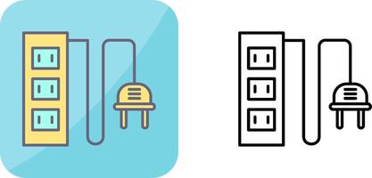 Puissance prise icône conception vecteur