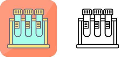 conception d'icône de tube à essai vecteur