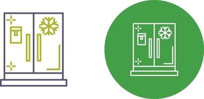 conception d'icône de réfrigérateur vecteur