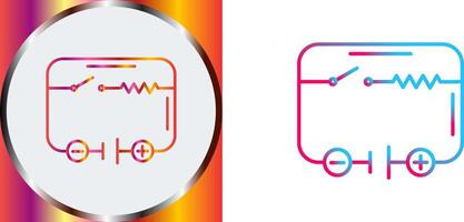 électrique circuit icône conception vecteur