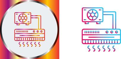 conception d'icône de climatiseur vecteur