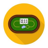 concepts de table de casino vecteur