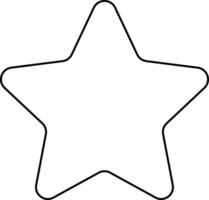 étoile icône bouton, étoile conception élément vecteur