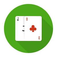 concepts de cartes de poker vecteur
