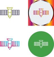 conception d'icône satellite vecteur