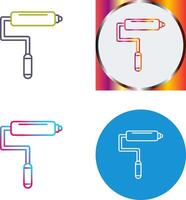 conception d'icône de rouleau de peinture vecteur
